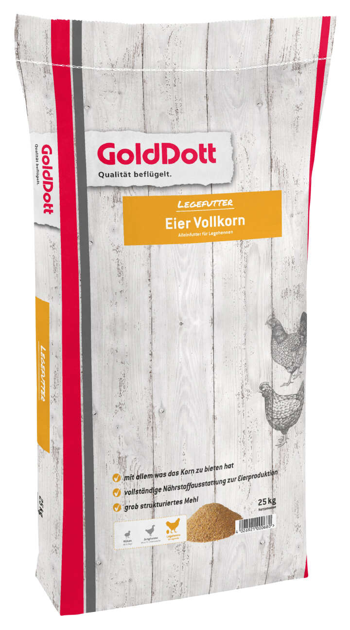 Golddott Eier Vollkorn